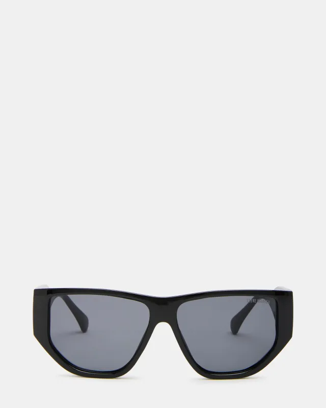 NICKO SUNGLASSES BLACK made by Steve Madden
