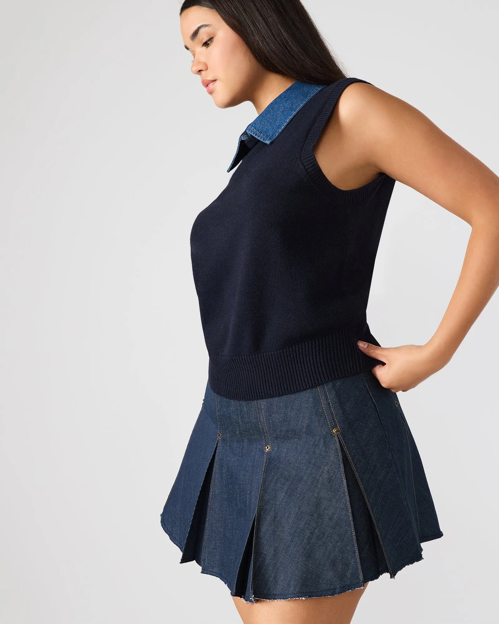 JEANE SWEATER VEST MULTI sold by Steve Madden product image thumbnail 3