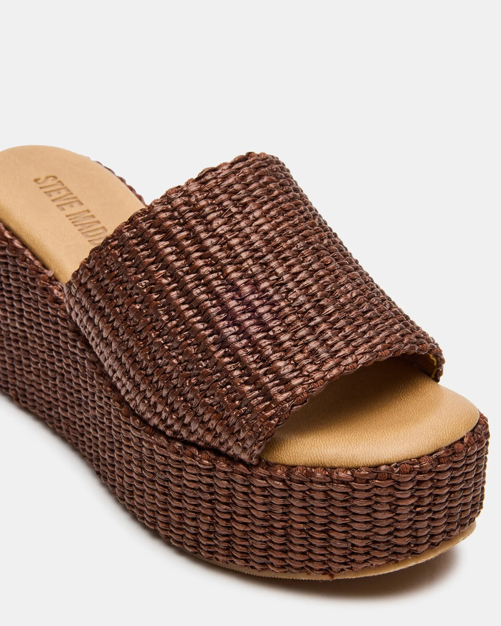 JETTY BROWN RAFFIA sold by Steve Madden product image thumbnail 3