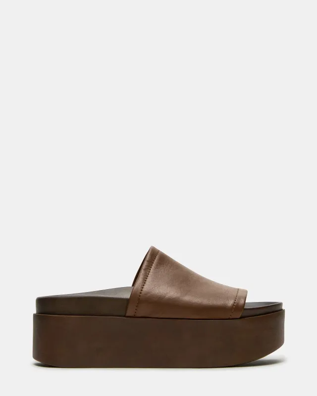 ARWEN BROWN LEATHER - SM REBOOTED sold by Steve Madden