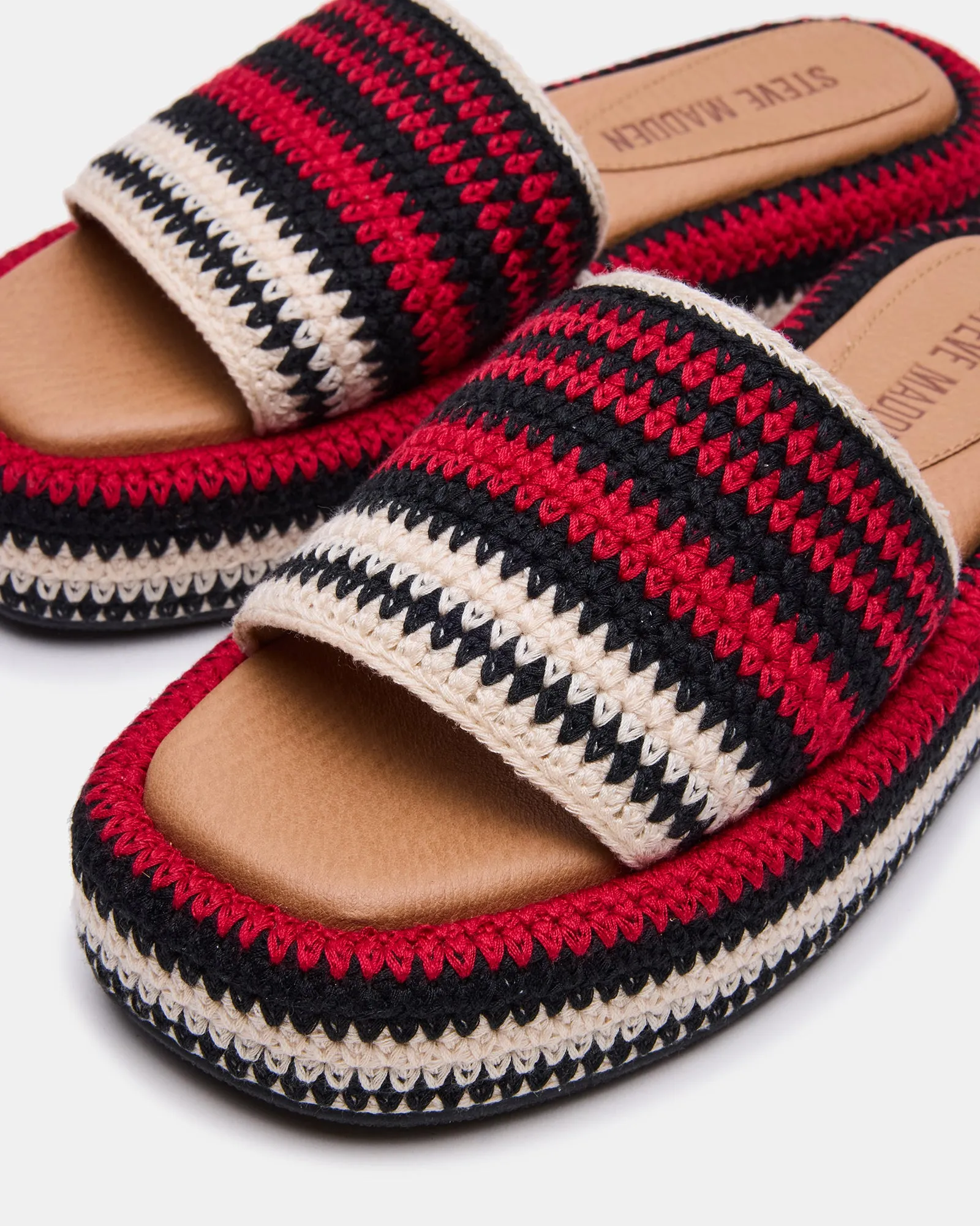BEACHY WOVEN RED MULTI sold by Steve Madden product image thumbnail 3