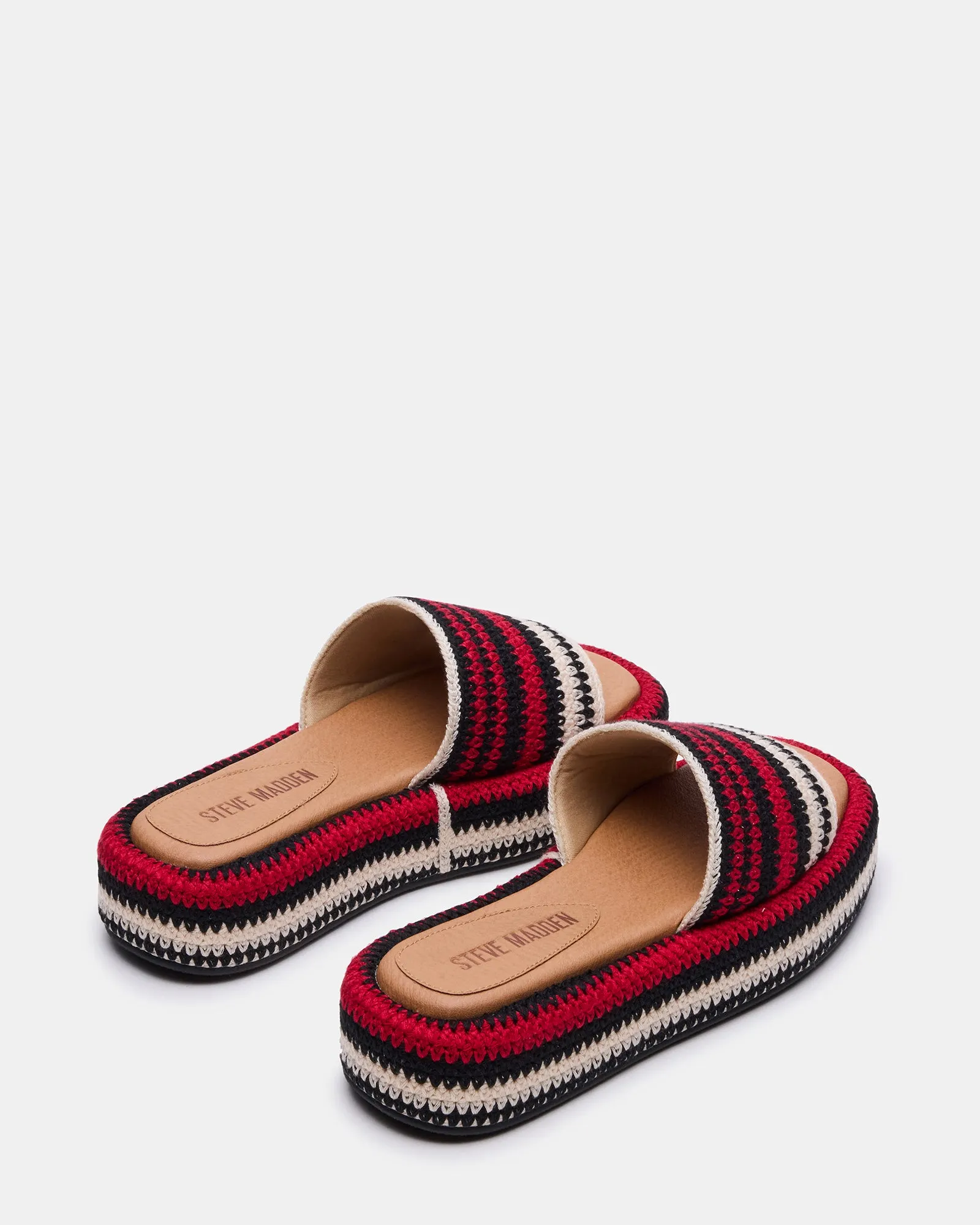 BEACHY WOVEN RED MULTI sold by Steve Madden product image thumbnail 5