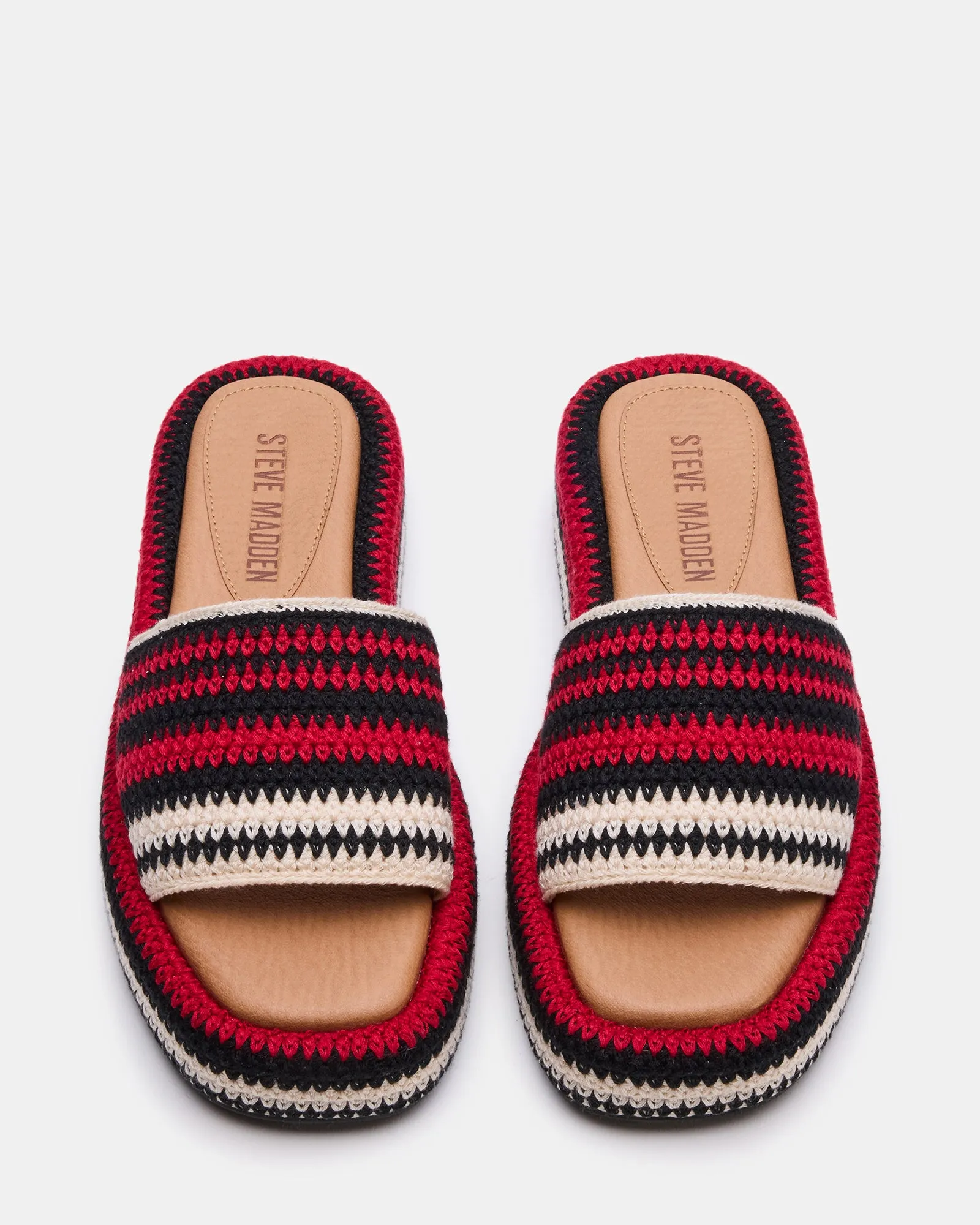 BEACHY WOVEN RED MULTI sold by Steve Madden product image thumbnail 4