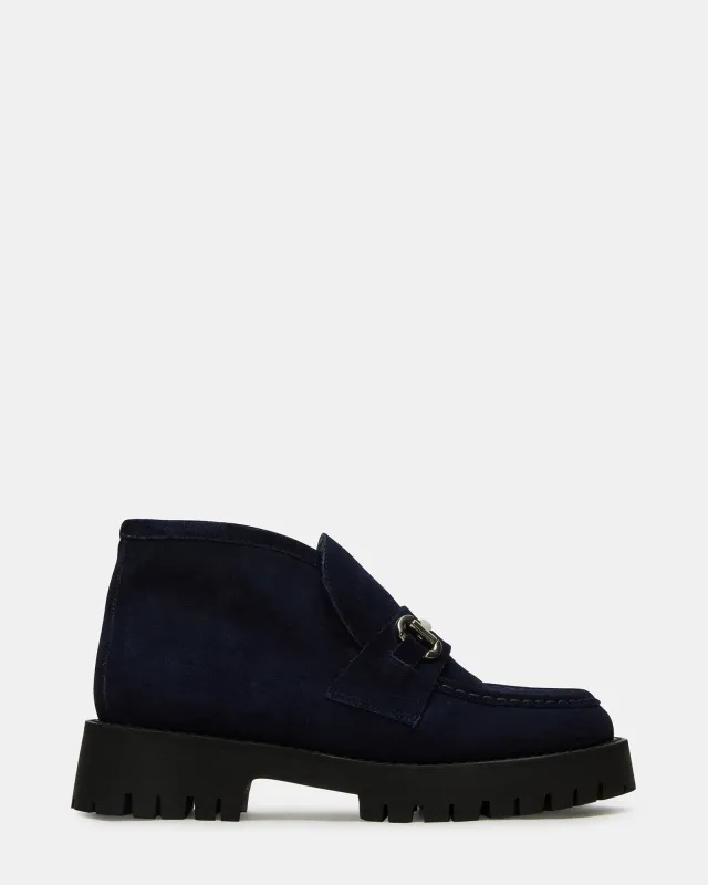 LEON NAVY SUEDE sold by Steve Madden