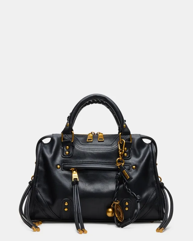 RIGGS BAG BLACK/GOLD sold by Steve Madden