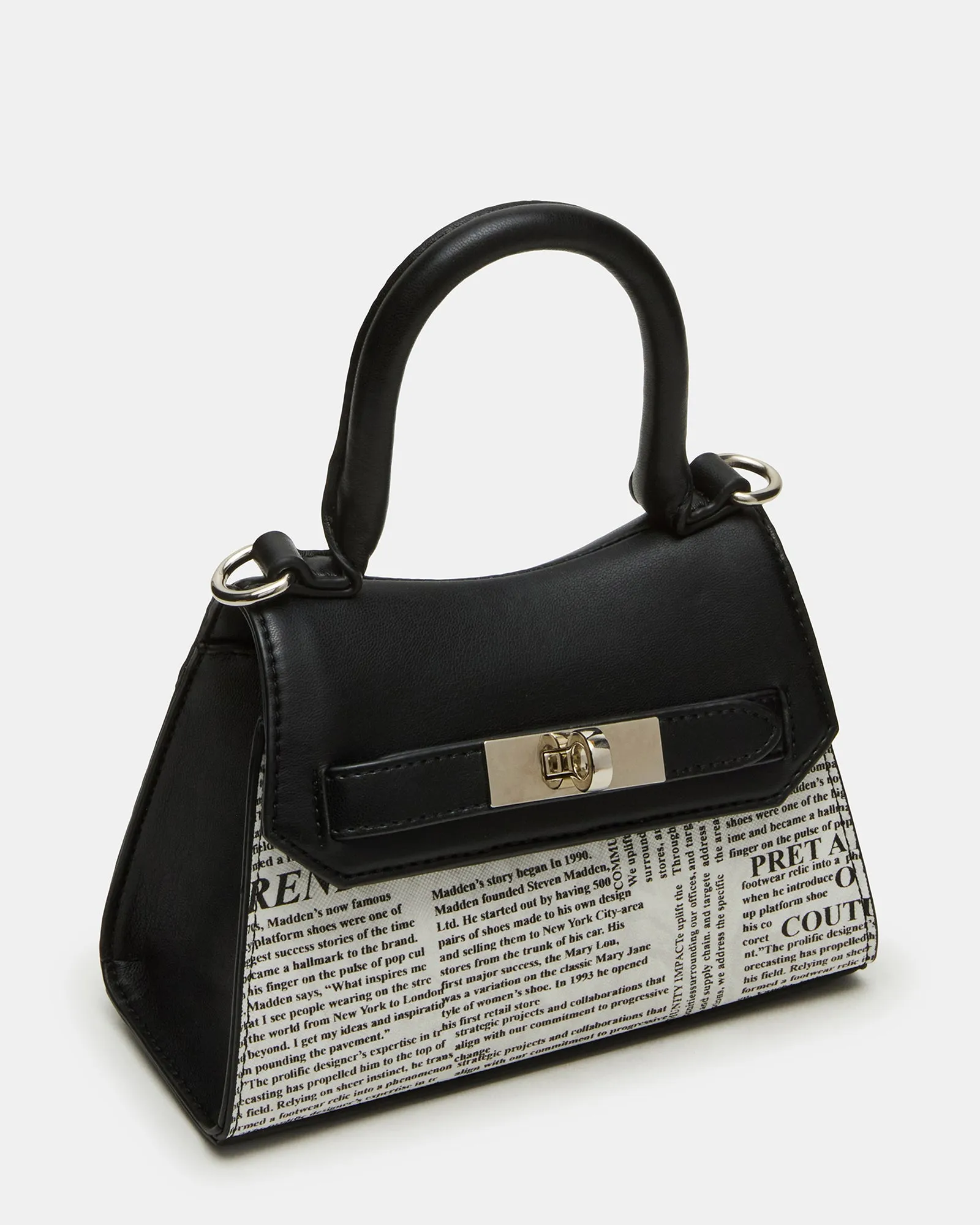 MADLYN BAG BLACK/WHITE sold by Steve Madden product image thumbnail 4