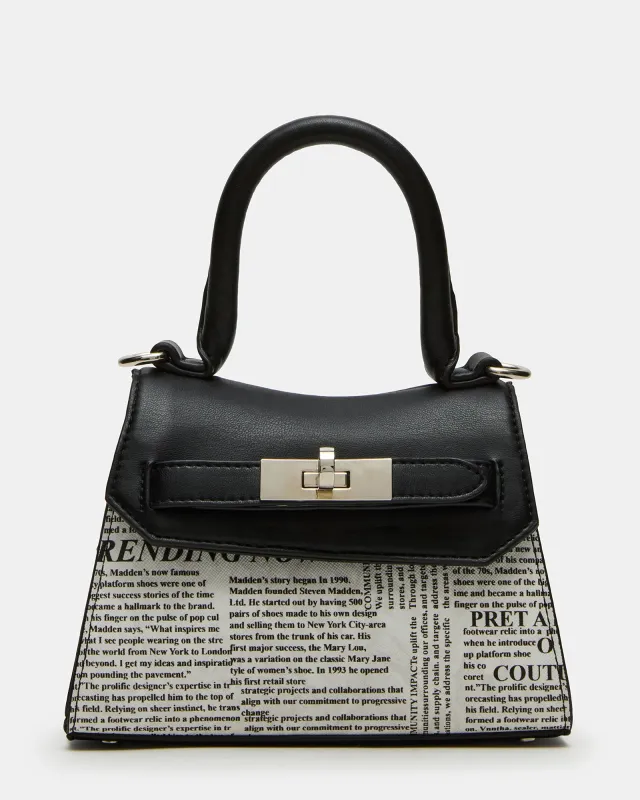 MADLYN BAG BLACK/WHITE sold by Steve Madden