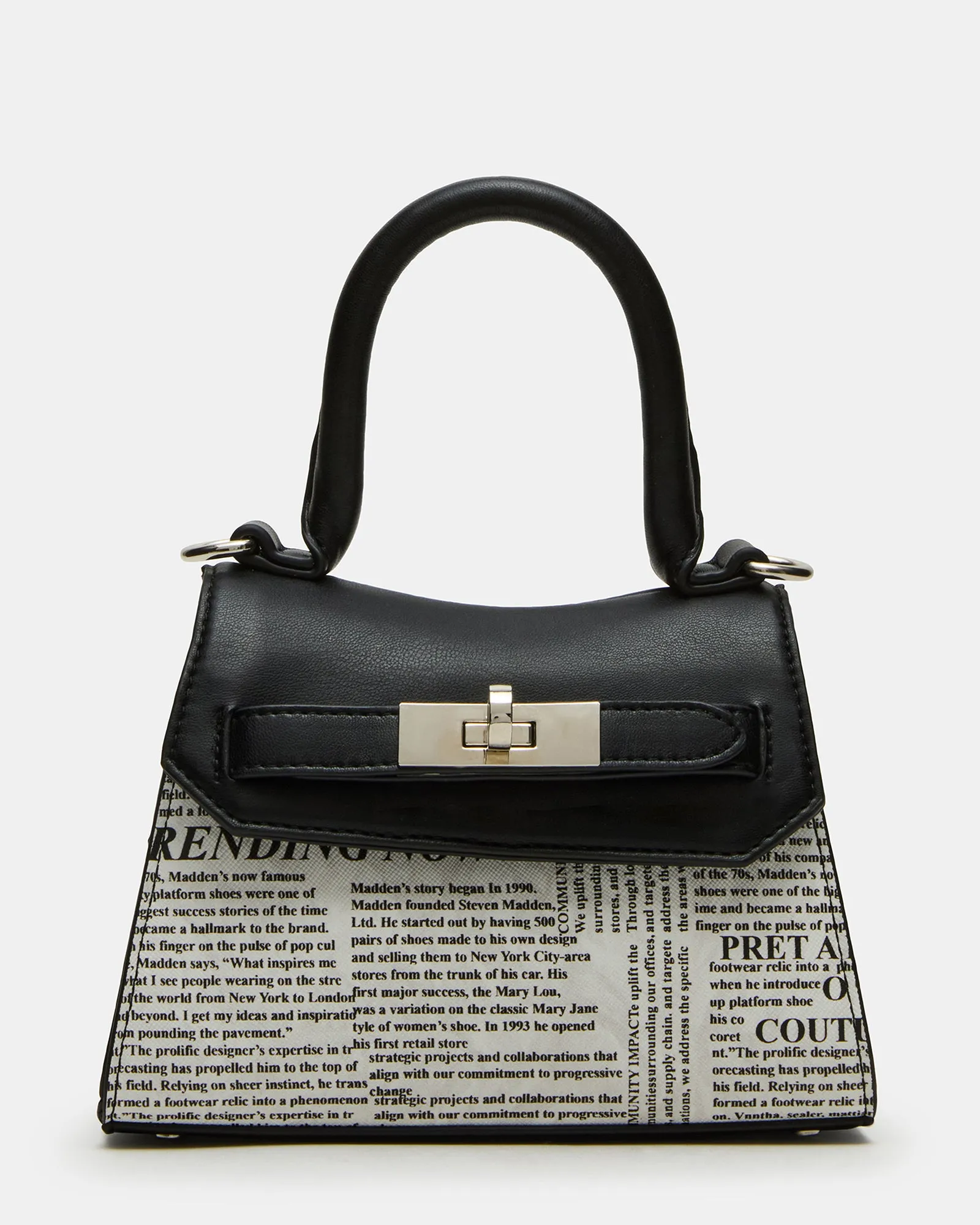 MADLYN BAG BLACK/WHITE sold by Steve Madden