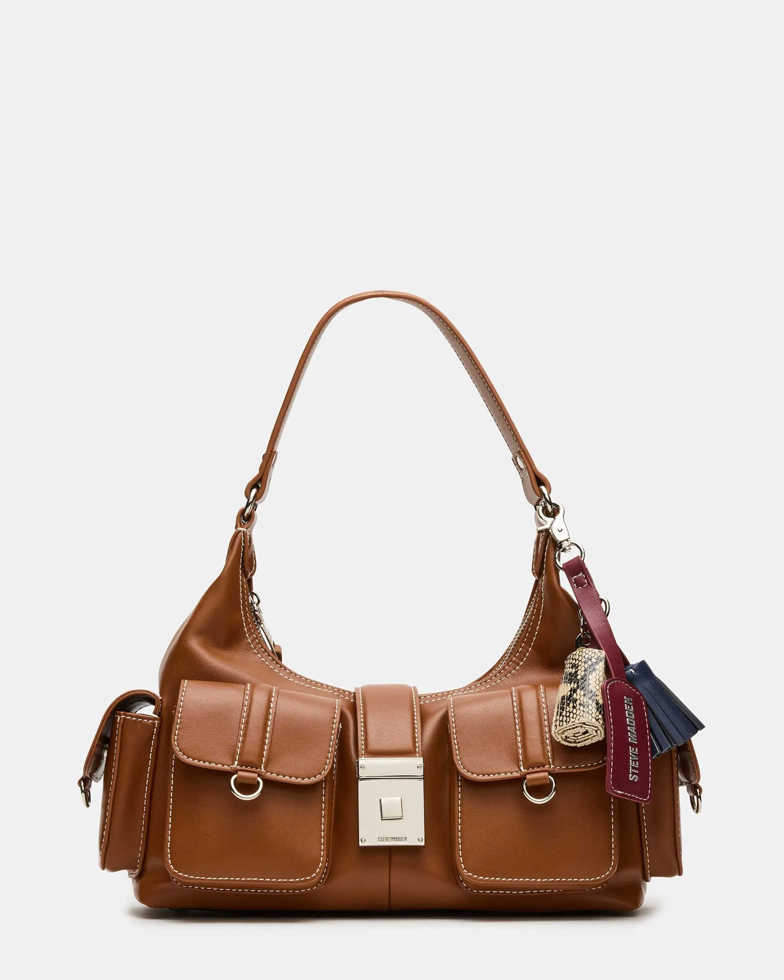 ISSAC BAG COGNAC sold by Steve Madden