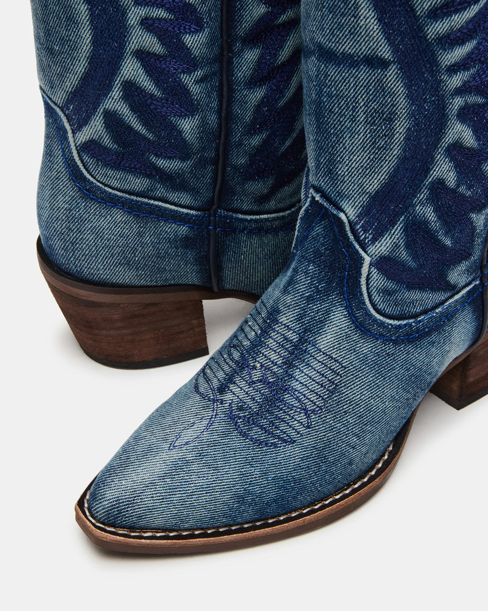 ALBANY DENIM FABRIC WIDE CALF sold by Steve Madden product image thumbnail 3