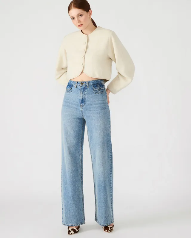GERALDINE JEAN FOREVER BLUE made by Steve Madden