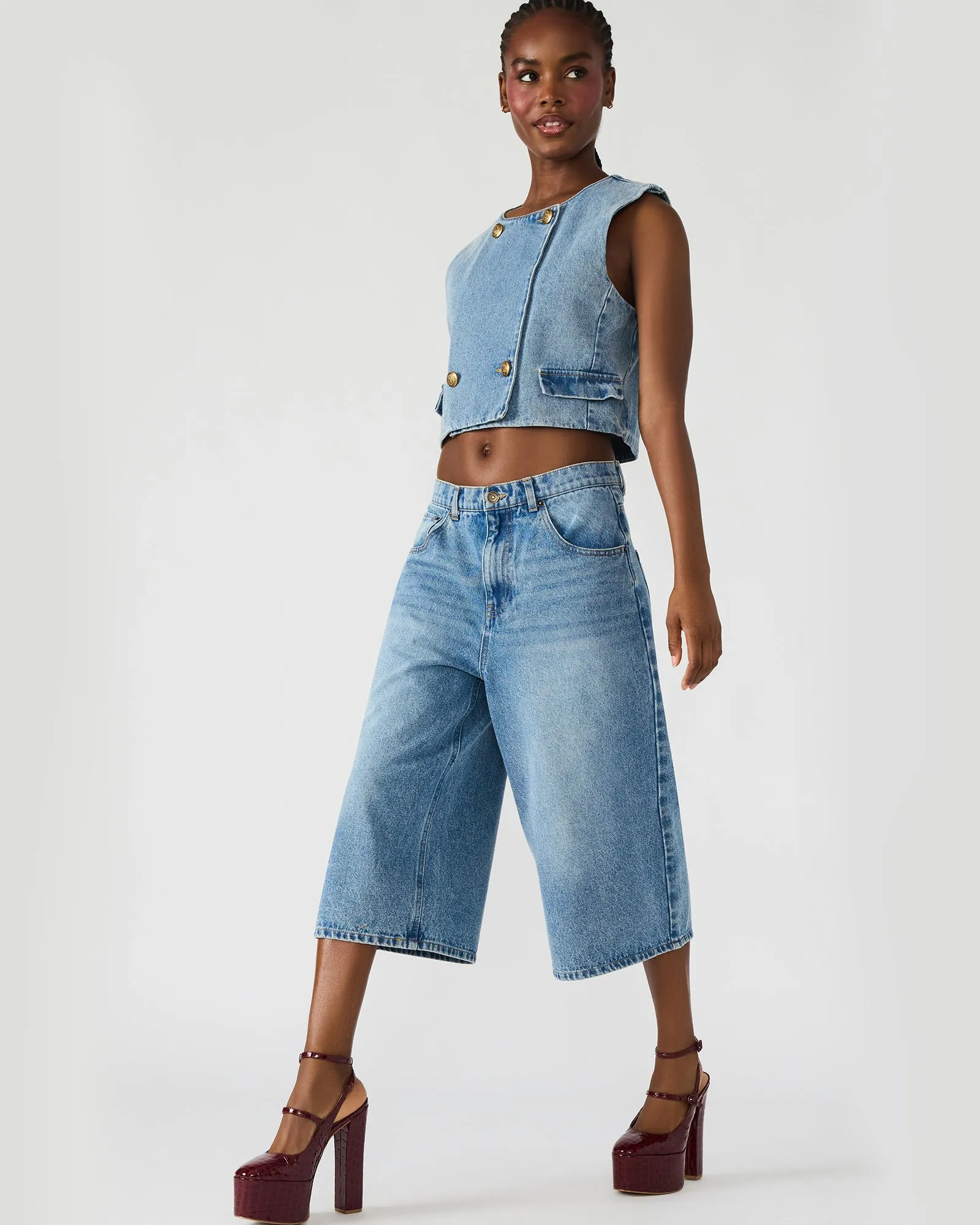 BREA SHORT FOREVER BLUE sold by Steve Madden product image thumbnail 5