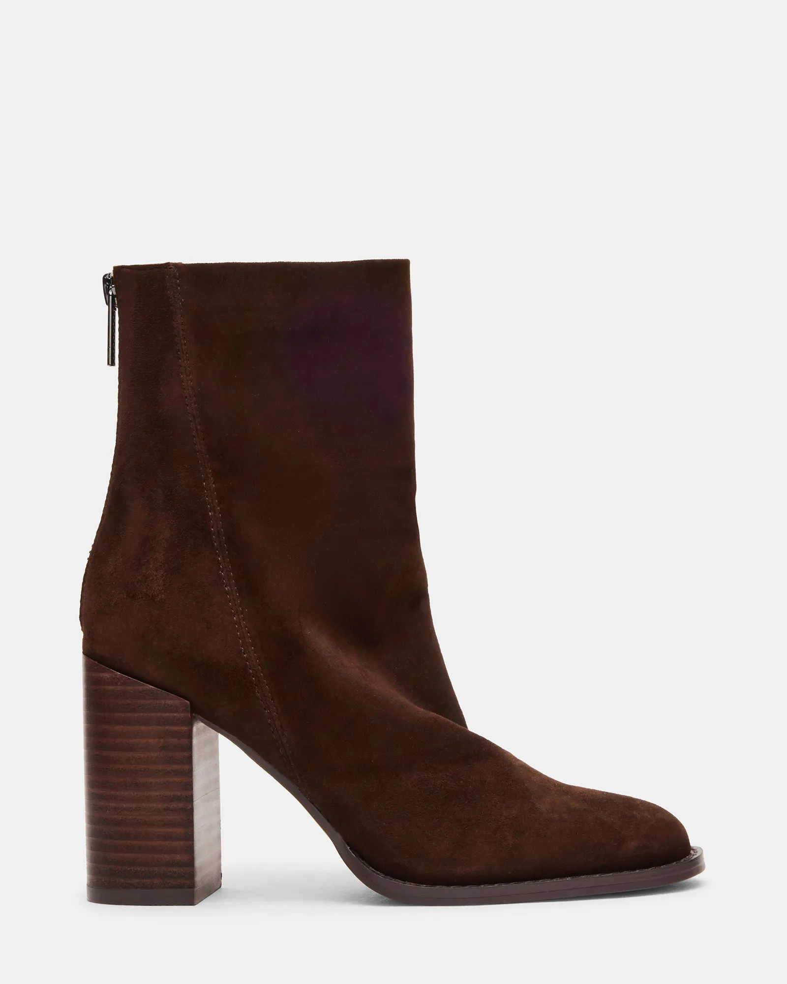 OBSESSION CHOCOLATE BROWN SUEDE sold by Steve Madden
