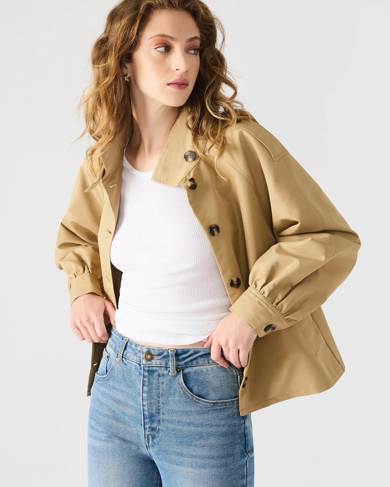 KAYLEE JACKET MEDIUM KHAKI sold by Steve Madden product image thumbnail 4