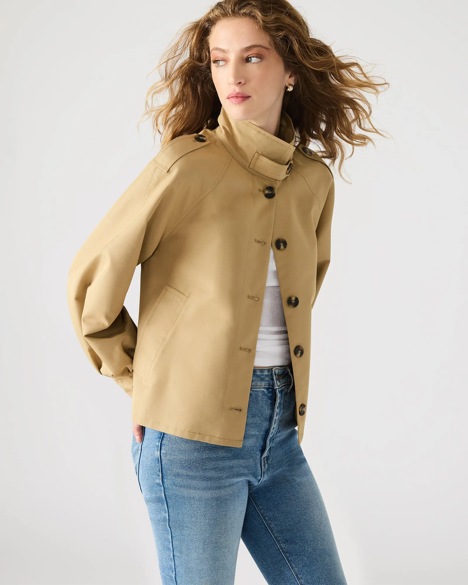 KAYLEE JACKET MEDIUM KHAKI sold by Steve Madden product image thumbnail 3