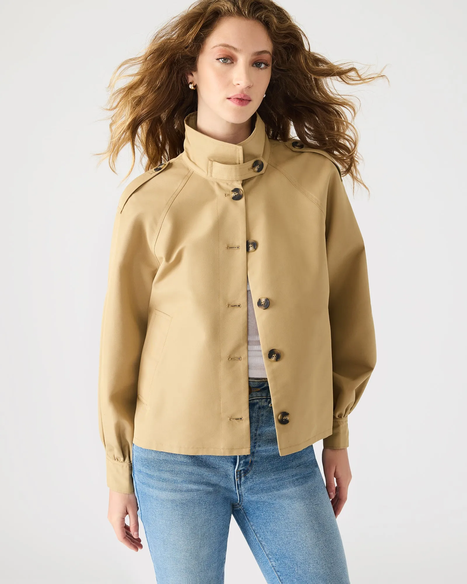 KAYLEE JACKET MEDIUM KHAKI sold by Steve Madden product image thumbnail 2