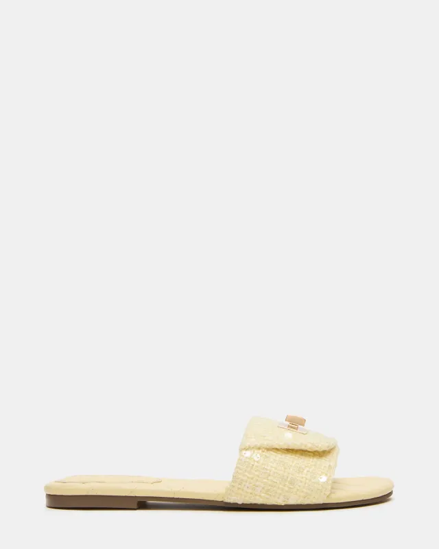 MORELAND SEQUIN YELLOW sold by Steve Madden