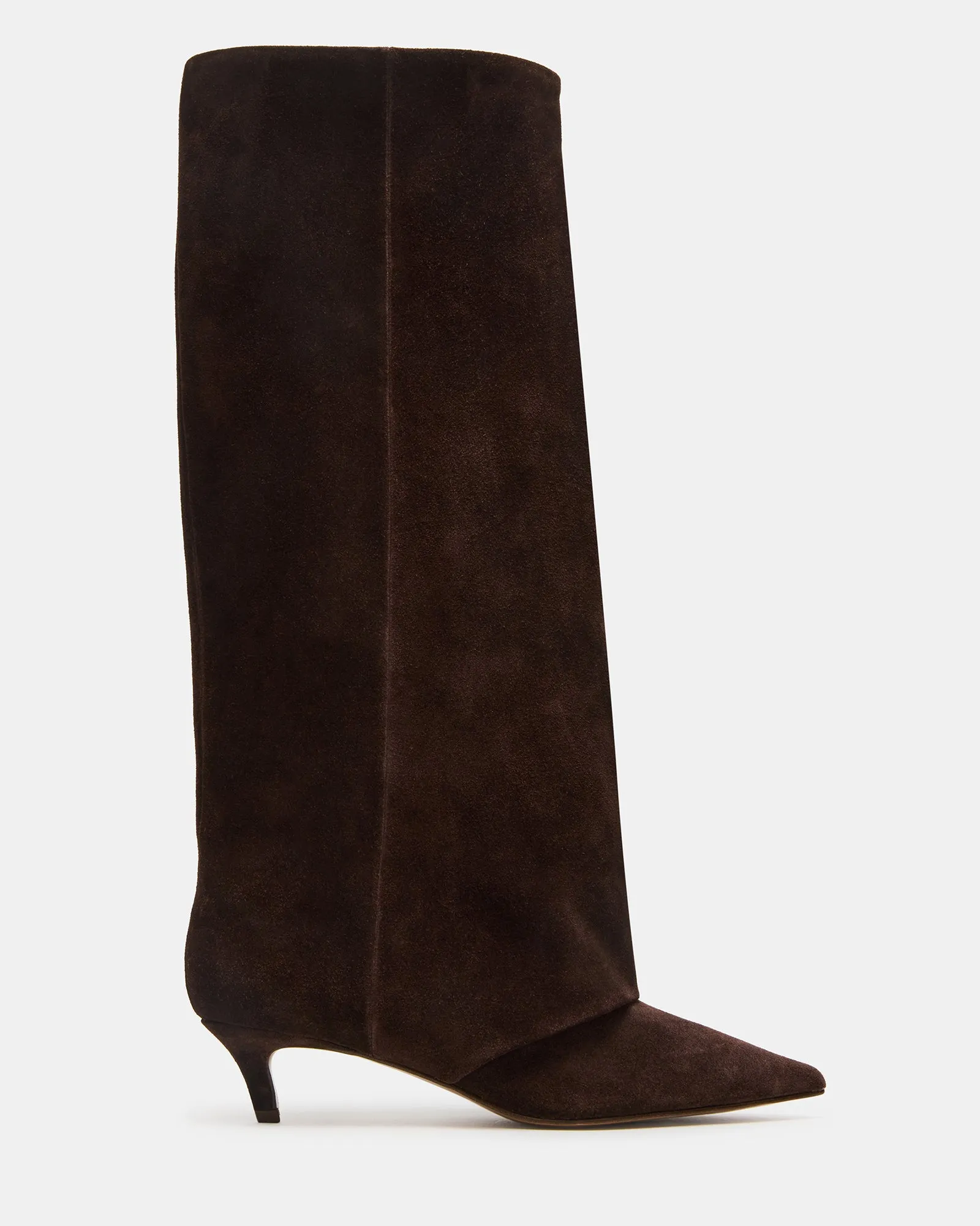 LUCA BROWN SUEDE sold by Steve Madden