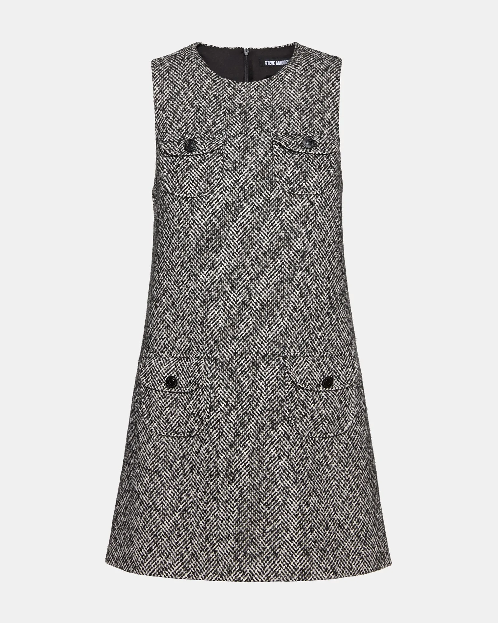 LOUIE DRESS BLACK/WHITE sold by Steve Madden product image thumbnail 5
