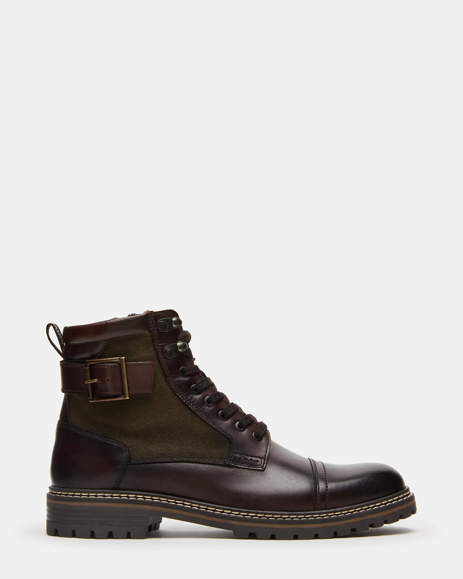 REID DARK BROWN sold by Steve Madden