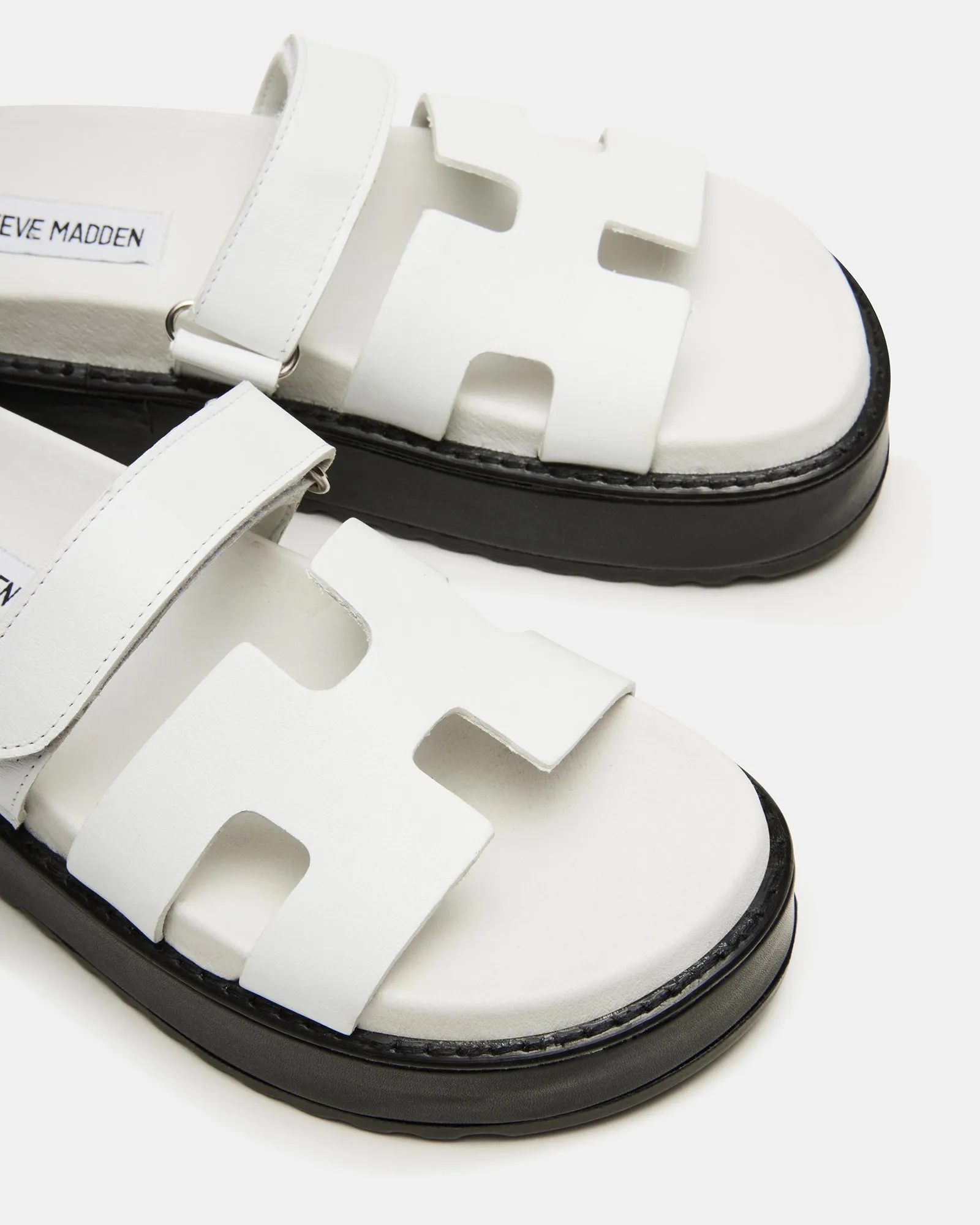 BIGMAYVEN WHITE LEATHER - SM REBOOTED sold by Steve Madden product image thumbnail 3