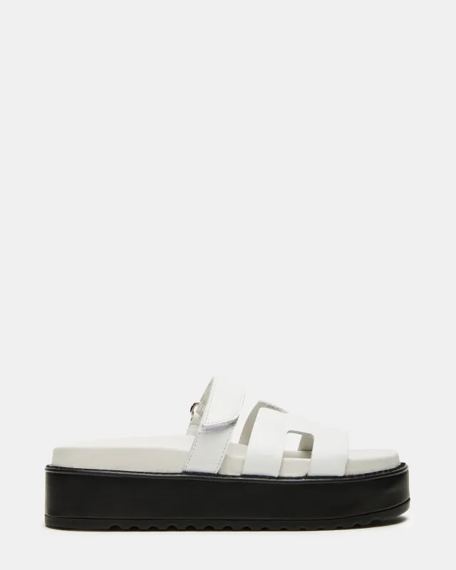 BIGMAYVEN WHITE LEATHER - SM REBOOTED sold by Steve Madden