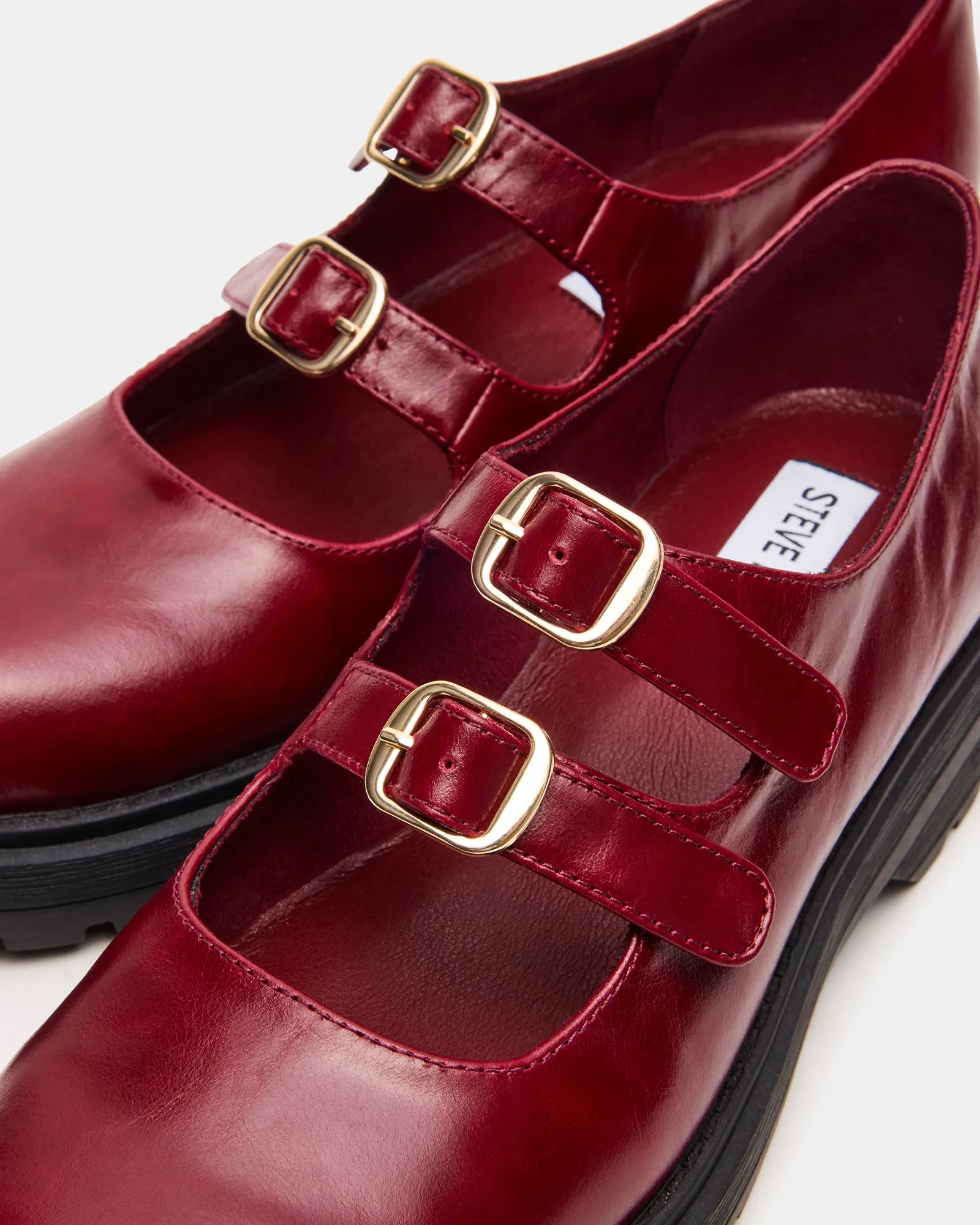 ALBA BURGUNDY LEATHER sold by Steve Madden product image thumbnail 3