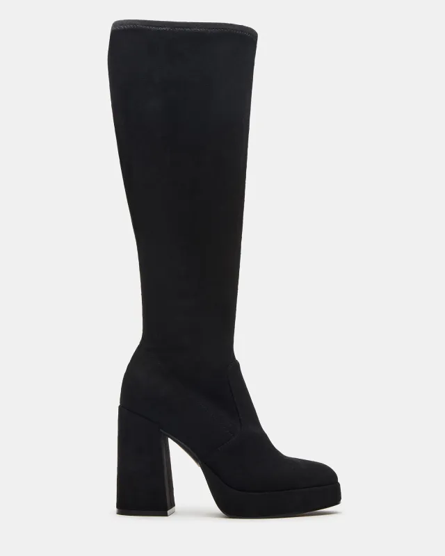 TWAIN BLACK WIDE CALF sold by Steve Madden