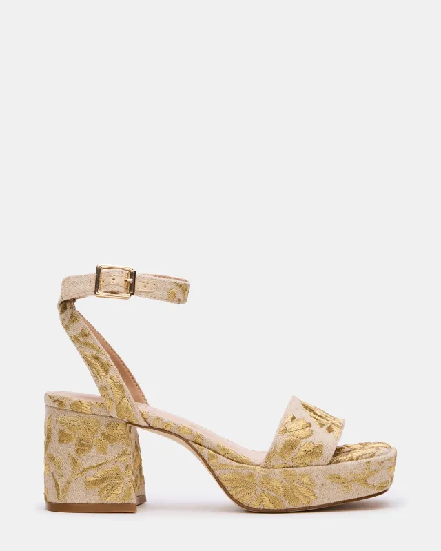 MERCERR GOLD MULTI sold by Steve Madden
