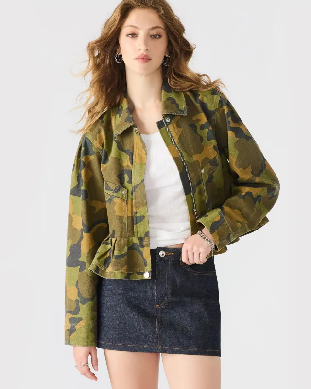 SLOAN JACKET CAMOUFLAGE sold by Steve Madden