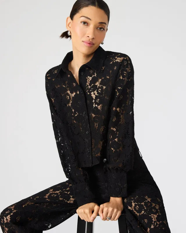 JAIYA LACE TOP BLACK sold by Steve Madden