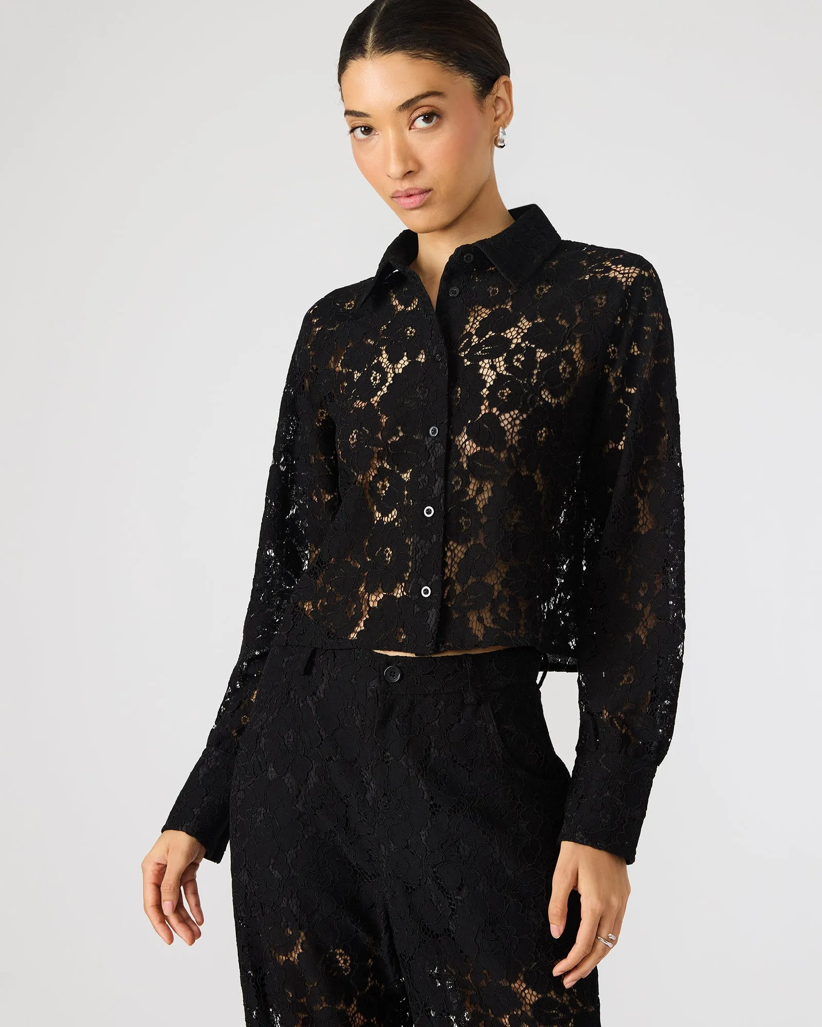 JAIYA LACE TOP BLACK sold by Steve Madden product image thumbnail 2
