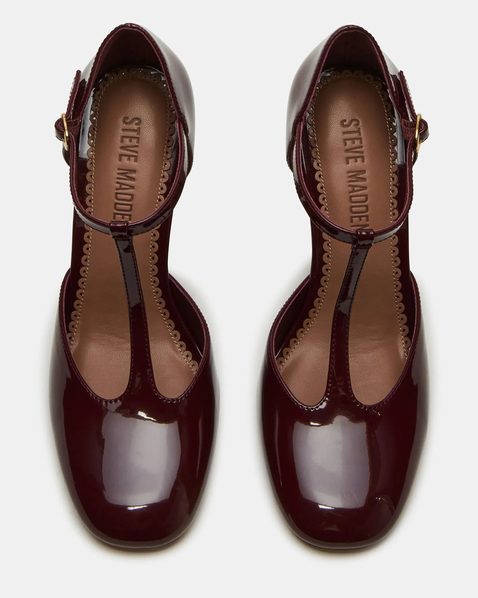 MALCOLM BURGUNDY PATENT sold by Steve Madden product image thumbnail 4