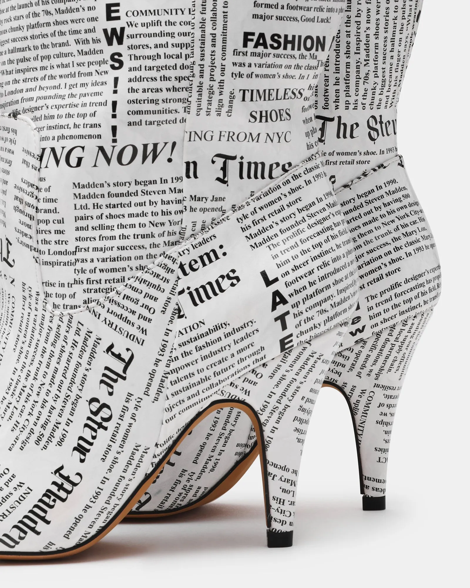 BADDIE NEWSPAPER sold by Steve Madden product image thumbnail 4