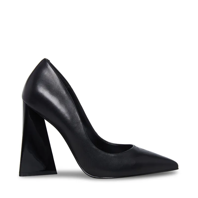 PICKEE BLACK LEATHER - SM REBOOTED sold by Steve Madden
