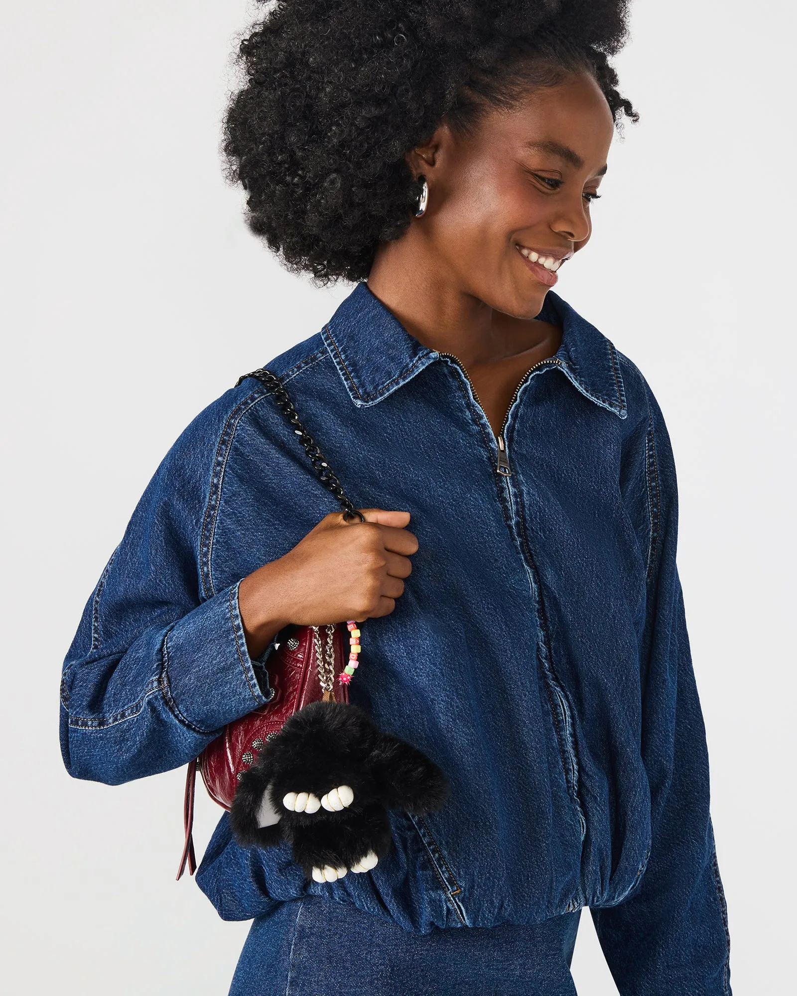 BUNNY BAG CHARM BLACK sold by Steve Madden product image thumbnail 2