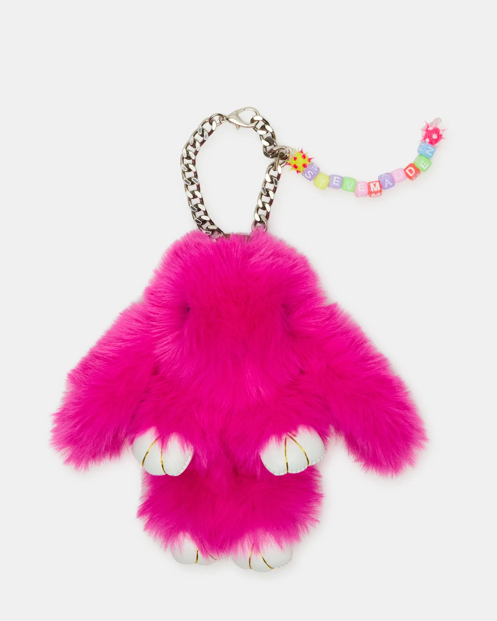 BUNNY BAG CHARM PINK sold by Steve Madden