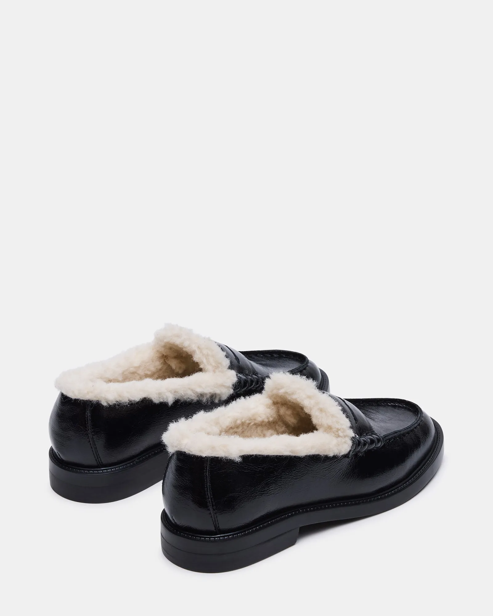 MADISON FAUX FUR BLACK LEATHER sold by Steve Madden product image thumbnail 5
