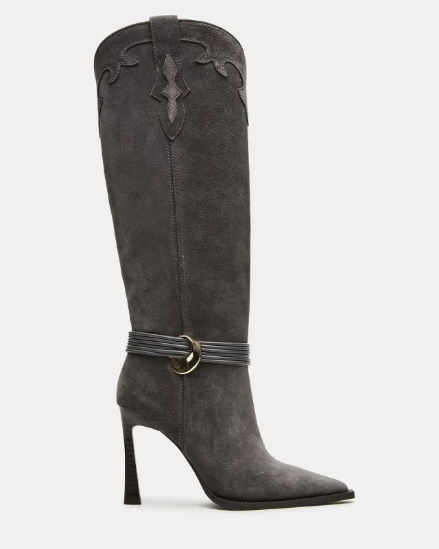 KYNDALL GREY SUEDE sold by Steve Madden