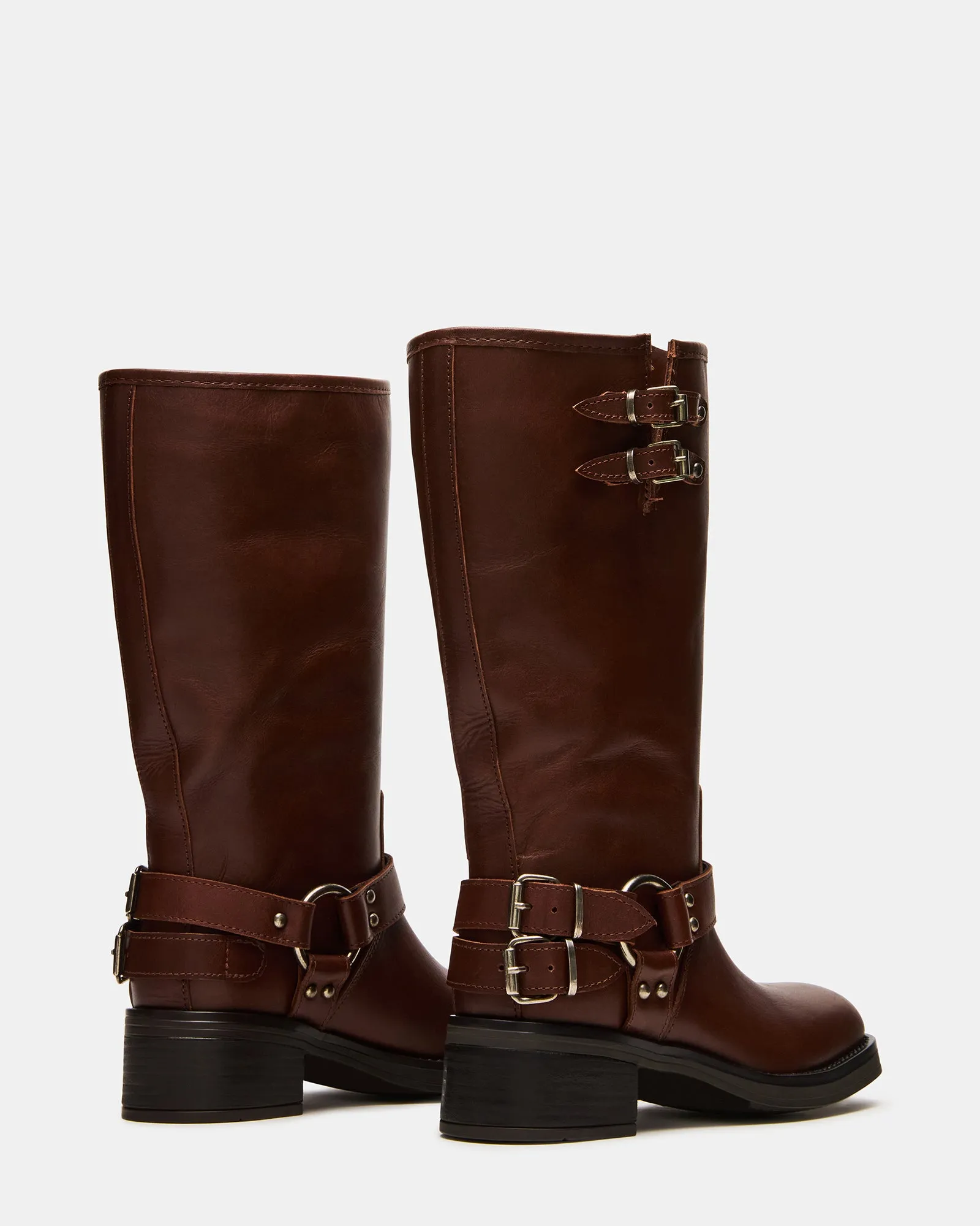 ASTOR BROWN LEATHER WIDE CALF sold by Steve Madden product image thumbnail 5