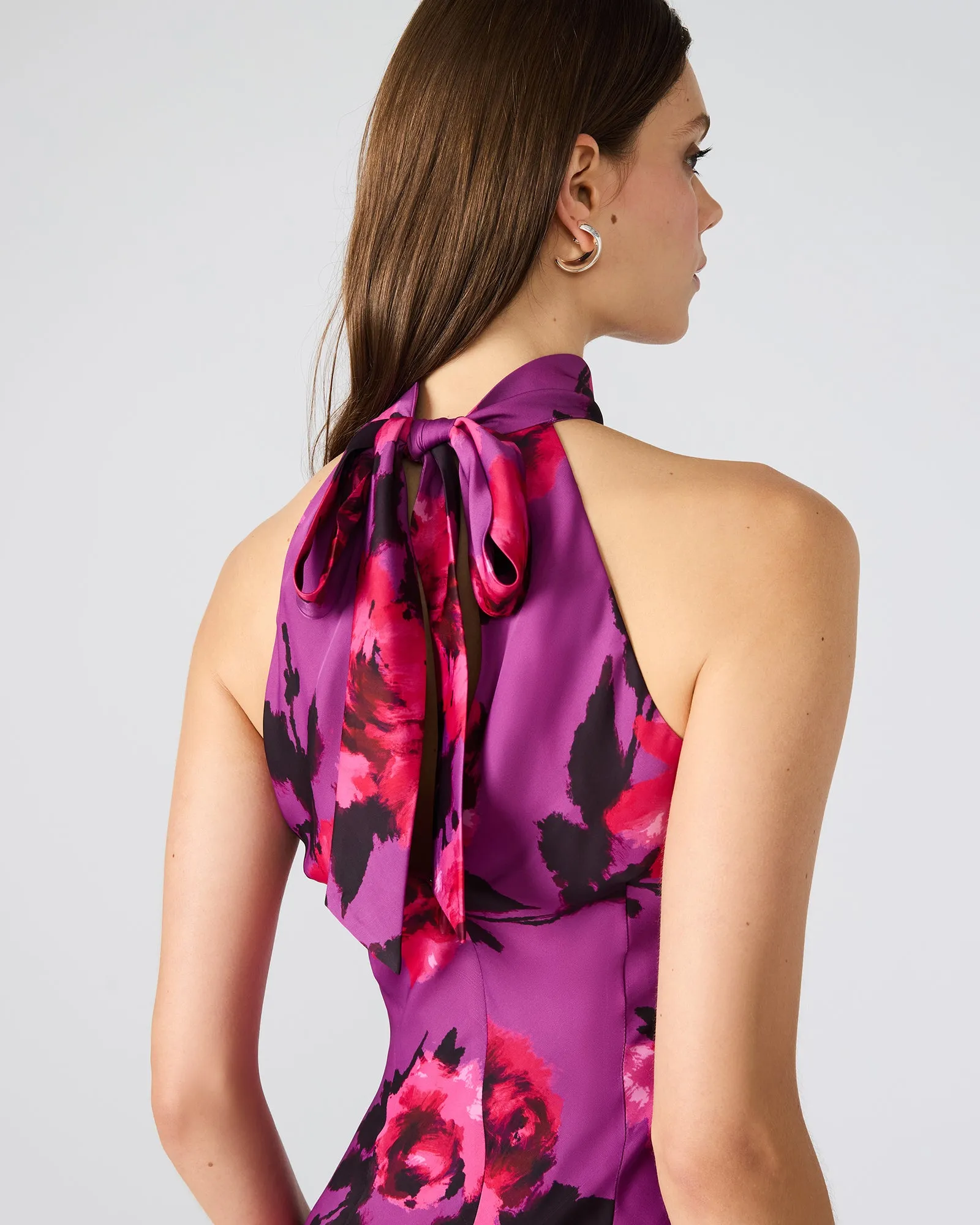 LARA MINI DRESS ROSETTE PINK sold by Steve Madden product image thumbnail 4