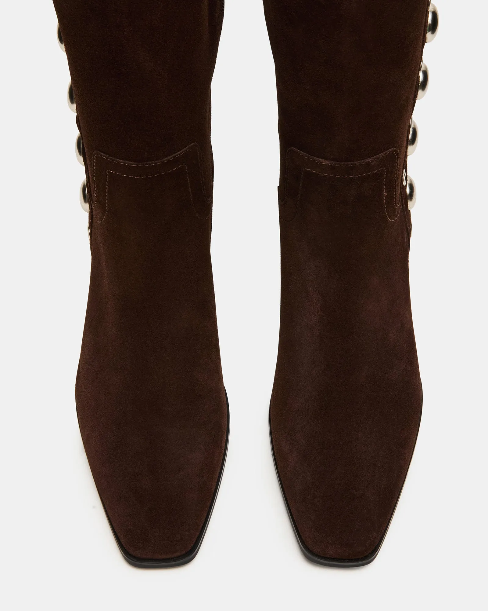 DINGO BROWN SUEDE STUDS sold by Steve Madden product image thumbnail 3