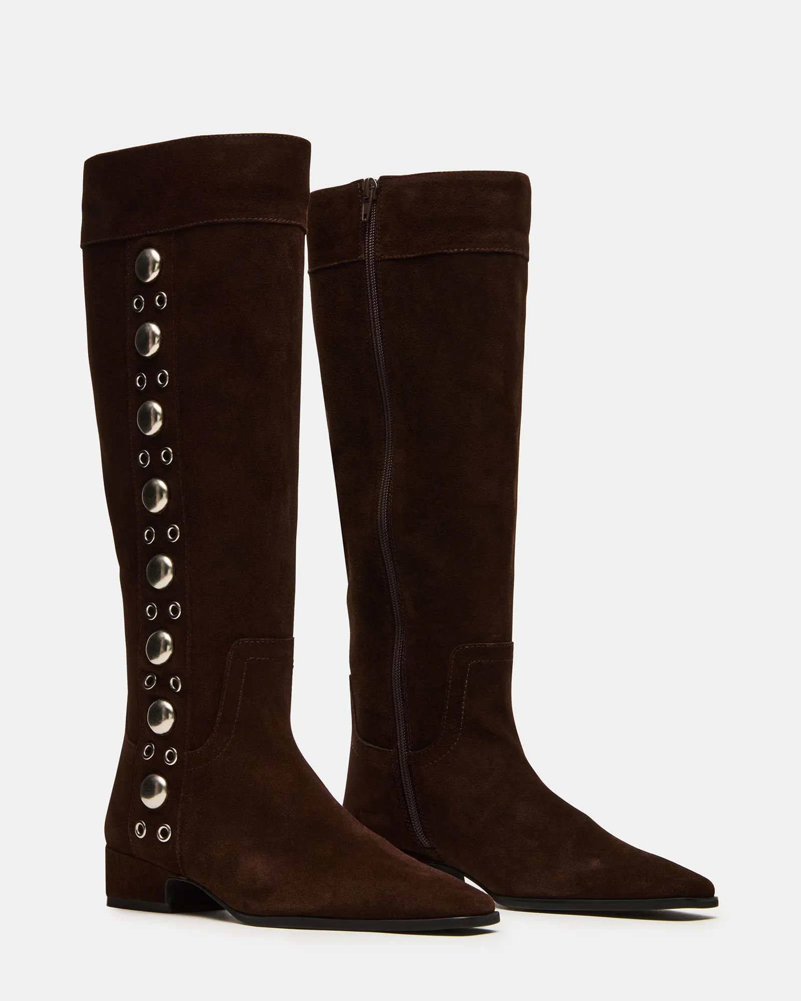 DINGO BROWN SUEDE STUDS sold by Steve Madden product image thumbnail 2