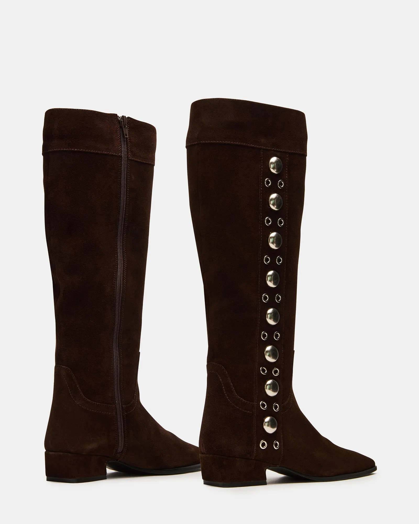 DINGO BROWN SUEDE STUDS sold by Steve Madden product image thumbnail 5