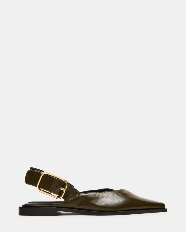 SHAY OLIVE LEATHER sold by Steve Madden