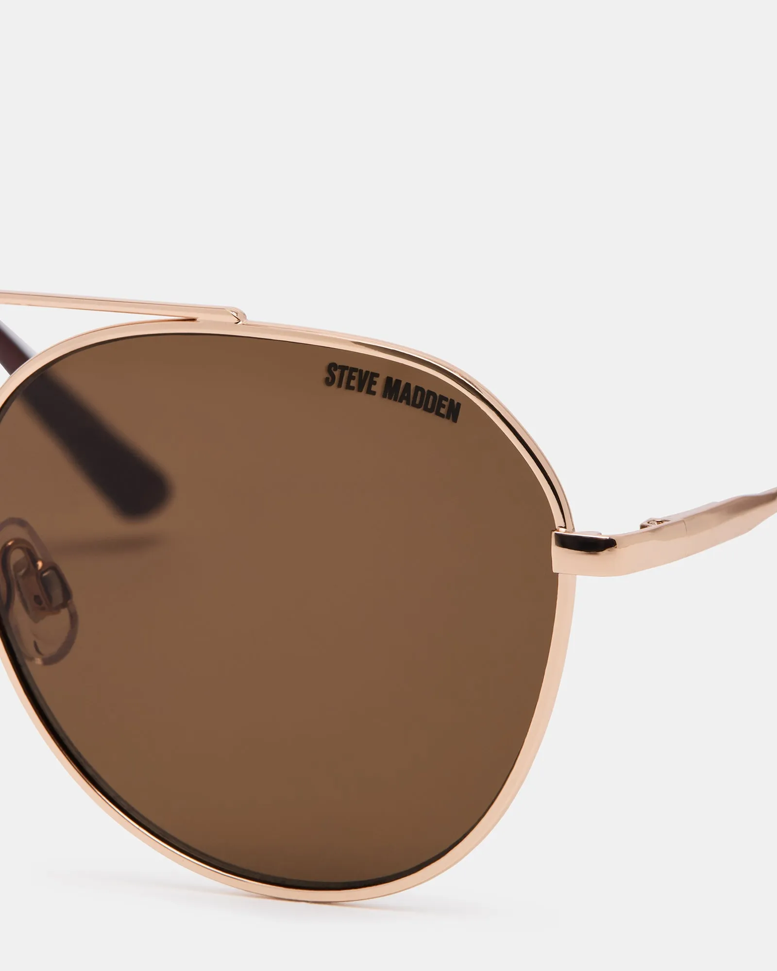 AYDIN SUNGLASSES BROWN GOLD sold by Steve Madden product image thumbnail 2
