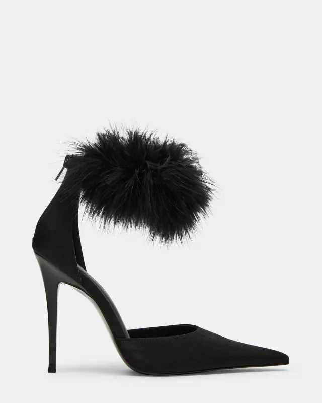 ELUSIVE BLACK SATIN sold by Steve Madden
