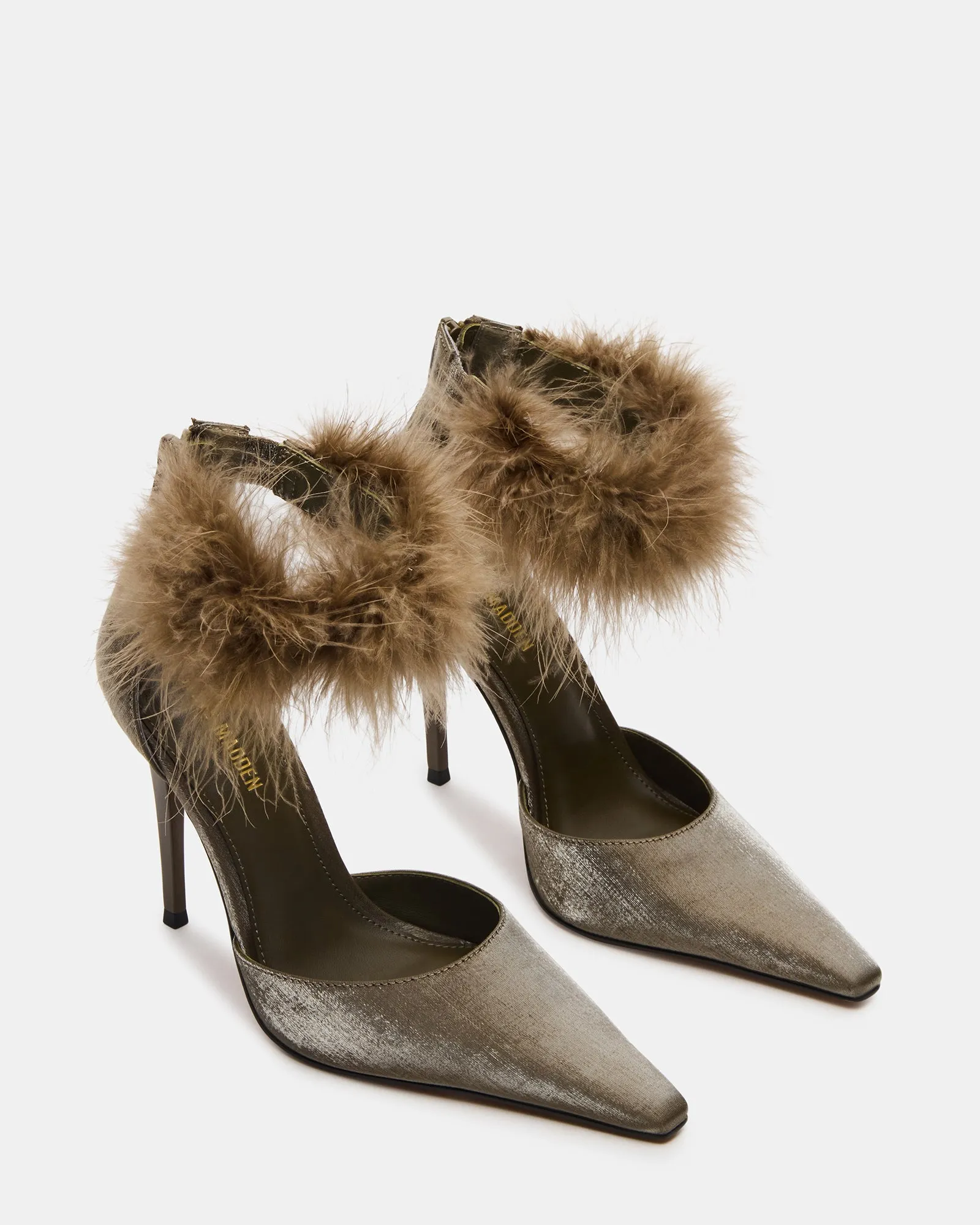 ELUSIVE OLIVE SATIN sold by Steve Madden product image thumbnail 2