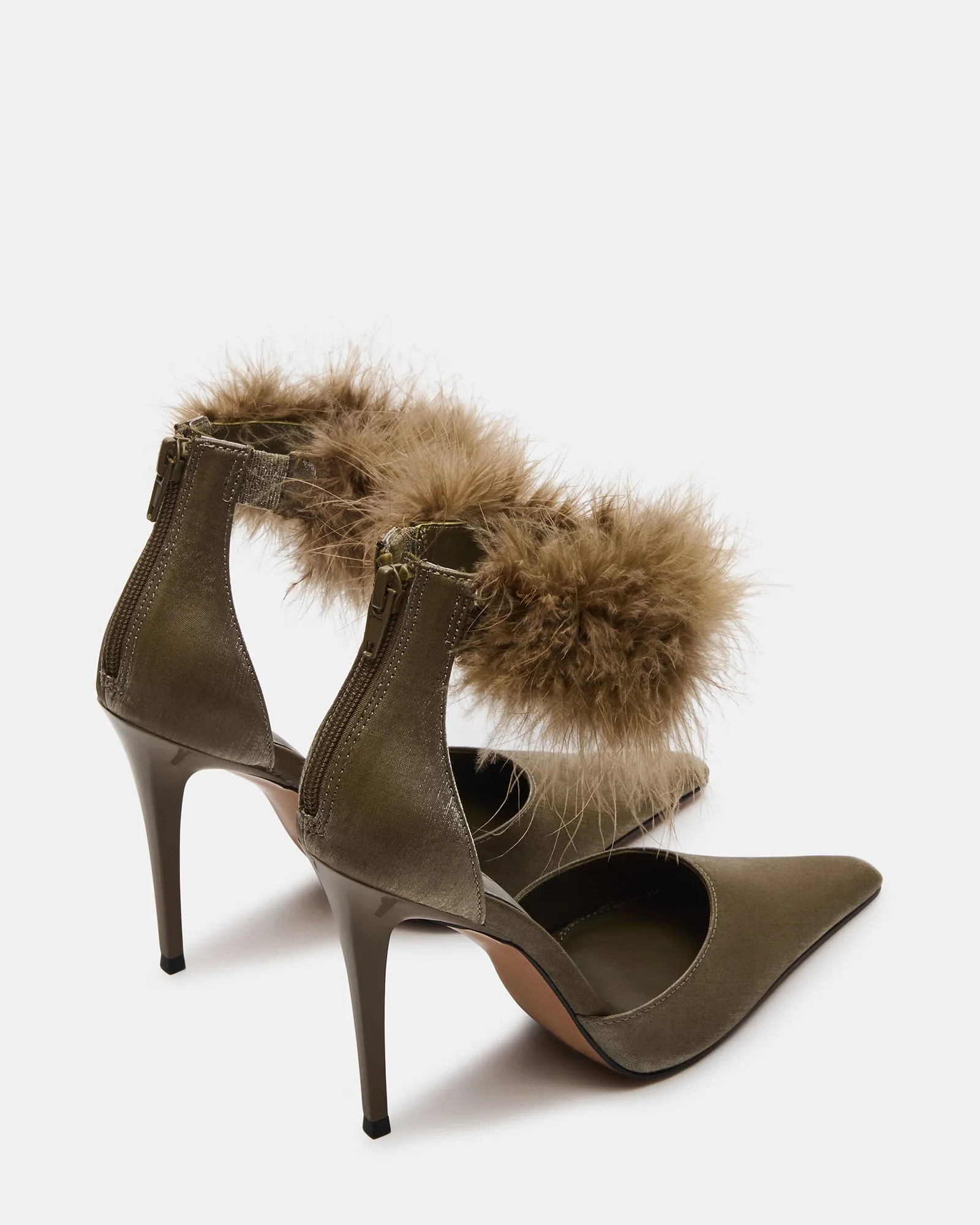 ELUSIVE OLIVE SATIN sold by Steve Madden product image thumbnail 5
