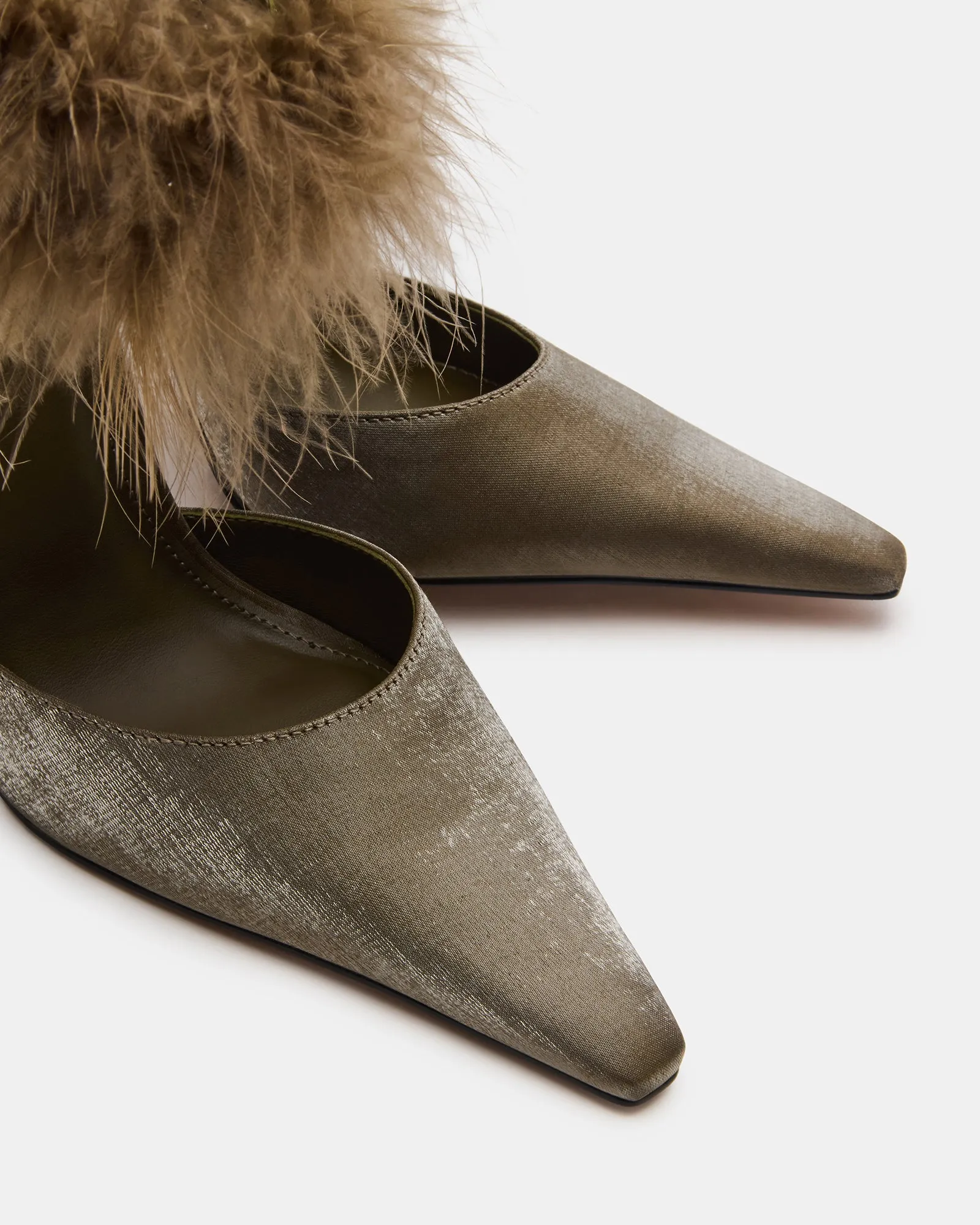 ELUSIVE OLIVE SATIN sold by Steve Madden product image thumbnail 3